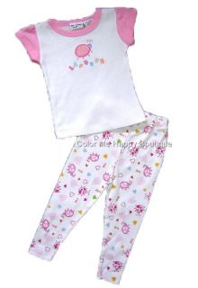 New Toddler Girls Clothes Ladybug PJ Pajamas Lot 4T
