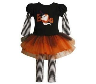Boutique Bonnie Jean Halloween Tutu Set Size 6 9 Months Baby Girls Clothing