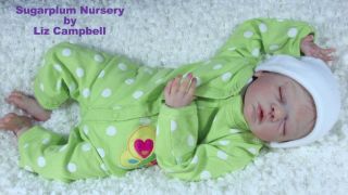 Sugarplum Nursery Reborn Baby Doll Amiah by Melody Hess Ltd Ed 20 400 No RSV