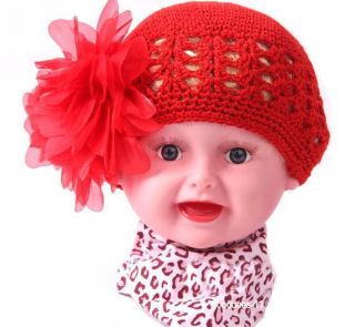 Infant Wholesale Lot Crochet Kufi Girl Beanie Hat Baby 2 Color U Choose 0245D