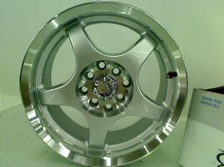 MB Wheels Five x Silver Machined Wheel 16x7" 5x100mm
