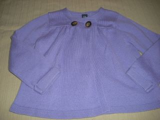 Baby Gap Light Purple Wrap Cardigan Sweater Sz 4 4T
