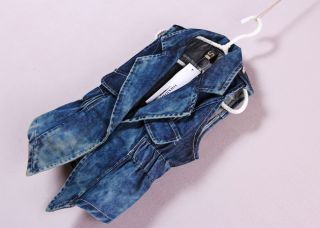 Size 2 7Y New Casual Girls Tops Kids Fashion Denim Wild Slim Vest Jacket GC009
