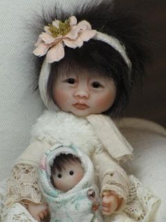 OOAK One of A Kind Miniature Elfin Girl Baby Doll Syra by Shell One Day