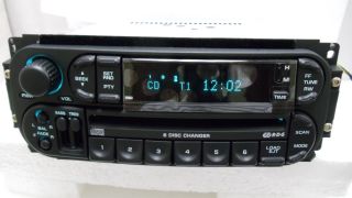 New Jeep Grand Cherokee Wrangle Liberty Radio Disc 6 Changer CD Player 02 03 04