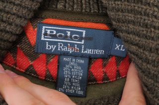 Ralph Lauren Mens Shawl Collar Sweater
