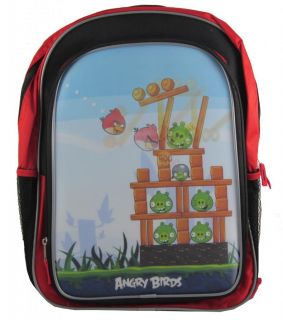Licensed Rovio Angry Birds 16" Large School Backpack 3D Lanticular Game Image