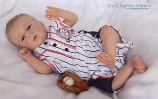 Stork Express Nursery Reborn Angel by Olga Auer Lifelike Baby Doll Now Beau