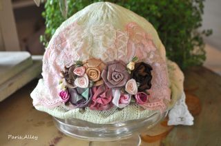 Mix Bouquet Vintage Inspired Hat 4 Reborn Baby Doll