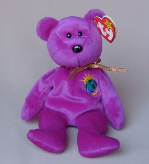 2000 Millenium Ty Bear Plush Beanie Baby 8 3 4" w Tag