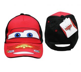 Disney Pixar Cars Lightning McQueen Baseball Cap Hat Kid One Size