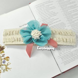 Baby Infant Headband Flower Bow Clothing Accessories Toddler Children Hair Girls