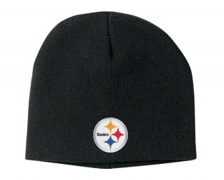 Pittsburgh Steelers Reebok Toboggan Beanie K173Z Black Knit Hat