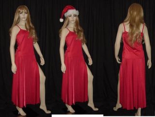 Tapestry Lyrical Red Dress Church Christmas Pageant Dance Costume Adult M