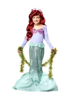 Little Mermaid Ariel Sea Princess Child Halloween Costume