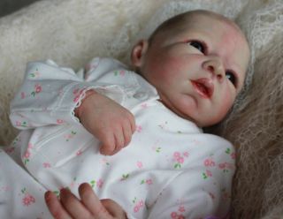 Beautiful Reborn Newborn Baby Girl Doll 'Hilary' Sculpted by Cathy Rowland