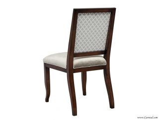 Unique Set of 8 Custom Art Deco Modern Upholstered Roll Back Dining Chairs