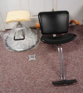 CCI Styling Chair Hair Cutting Hydraulic Lift Salon Vinyl Chrome Professional