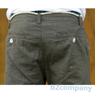 Vintage Loose Mens Straight Leg Hemp Trousers Long Pants Beach Multi Color New