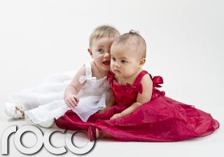 Baby Girls Dresses Ivory Burgundy Wedding Christening Dress Toddler Dresses