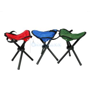 New Outdoor Hiking Fishing Portable Folding Chair with 3 Legs Stool