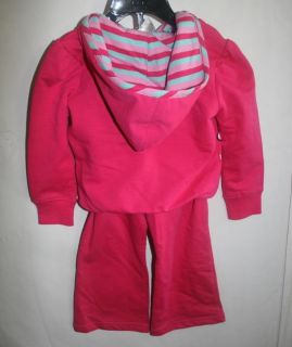 New★ Hello Kitty Toddler Girls 2pc Outfit Tracksuit Pants Set ★hot Pink or Teal