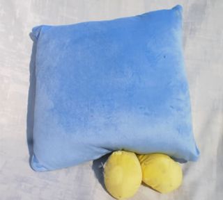 Disney Star Blue Mickey Stuffed Plush Warm Hand Pillow Girl Gifts New