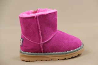 Infant Baby Boys Girls Toddler Winter Shoes PU Leather Cowhells Sole Snow Boots