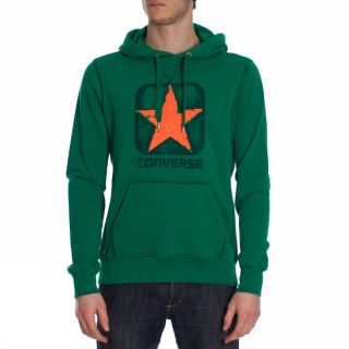 Converse FL sweat Logo Man HD Neon Dist M Green Sweatshirt Mens Moda