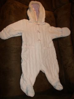 Baby Girl Pink Bunting Snowsuit One Piece 3 6 Months M