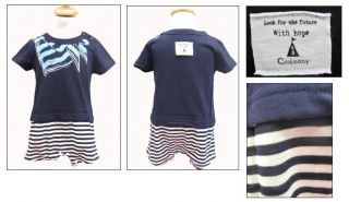 0 18M Baby Boy Smart T Shirt Stripes Shorts Sailor Bodysuit Romper Outfit
