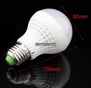 E27 5W LED Bulb Warm White 3500K High Power Globe Light Office Home Use 220V