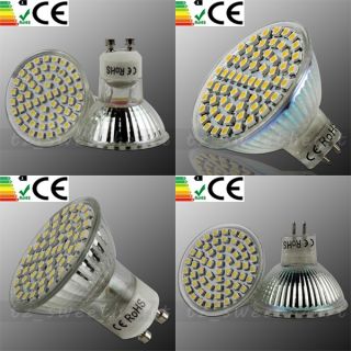 GU10 MR16 LED Bulbs Lights 3528 5050 SMD LED Cool Day Warm White Replace Halogen