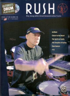 Ultimate Drum Play Along Rush Book CD Neil Peart Charts