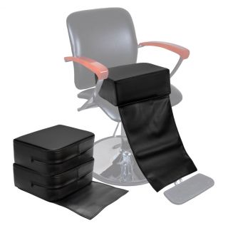 3 Childrens Salon Booster Seat Barber Hair Styling Chair Kid Spa Durable Black