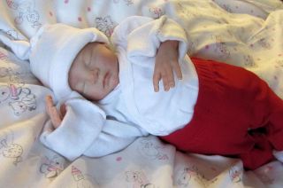 Reborn Newborn Preemie Baby Dalyn from The 'Caleb' Kit by Heather Boneham