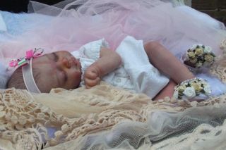Stunning Realistic Reborn Baby Girl 5 lbs Heavy Adrie Stoete Frankie Manning