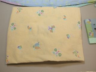 5 PC Whimsical Butterfly Turtle Bee Crib Bedding Set Multi