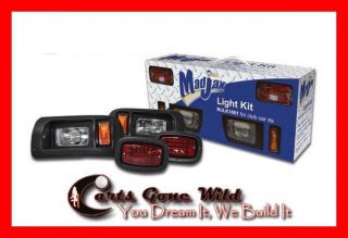 Golf Cart Light Kit for All Club Car DS – Head and Tail Lights Wiring Harness