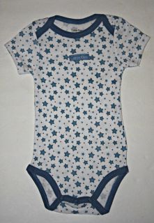 Calvin Klein Newborn Baby Boy Designer Clothes 5 Bodysuits Blue 3 6 9 Months