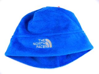 New The North Face Oso Fluffy Blue Winter Beanie Hat Boy Girl Infant Baby OS