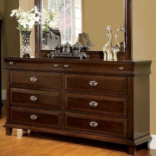 Chatham Transitional Style Brown Cherry Finish Bedroom Dresser