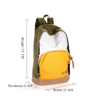2013 New Korean Fashion Fresh and Lovely Pure Fruit Color MS Canvas Backpack