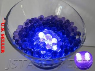 200 G Purple Water Bead 20 Submersible Super Bright LED Lights F Wedding Decor
