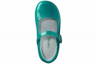 New Toddler Girls Teal Turquoise Patent Mary Jane Shoe Size 7