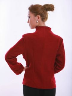 Chinese Women's Embroidery Winter Jacket Coat Burgundy Size M L XL 2XL 3XL 4XL