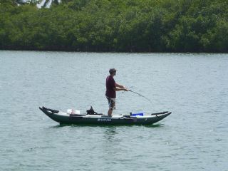 13 ft Heavy Duty Saturn Inflatable Pro Angler Series Fishing Kayak FK396