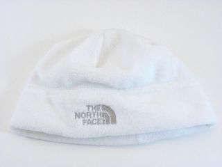 New The North Face Oso Fluffy White Winter Beanie Hat Boy Girl Infant Baby OS