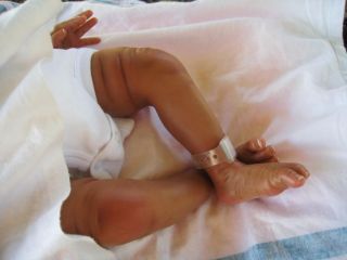 Reborn Baby Doll Kaya Biracial AA Ethnic Heartbeat Lana's Little Nursery