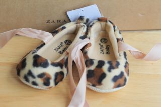 New Zara Baby Soft Sole Baby Girl Pram Crib Shoes 0 6 6 12 12 18 Months